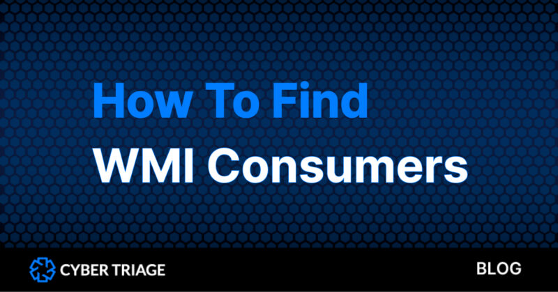 How to Find WMI Consumers